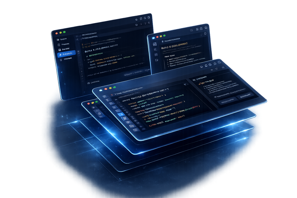 Build & Scale delivery workspace: pipeline, code, and client review in one surface