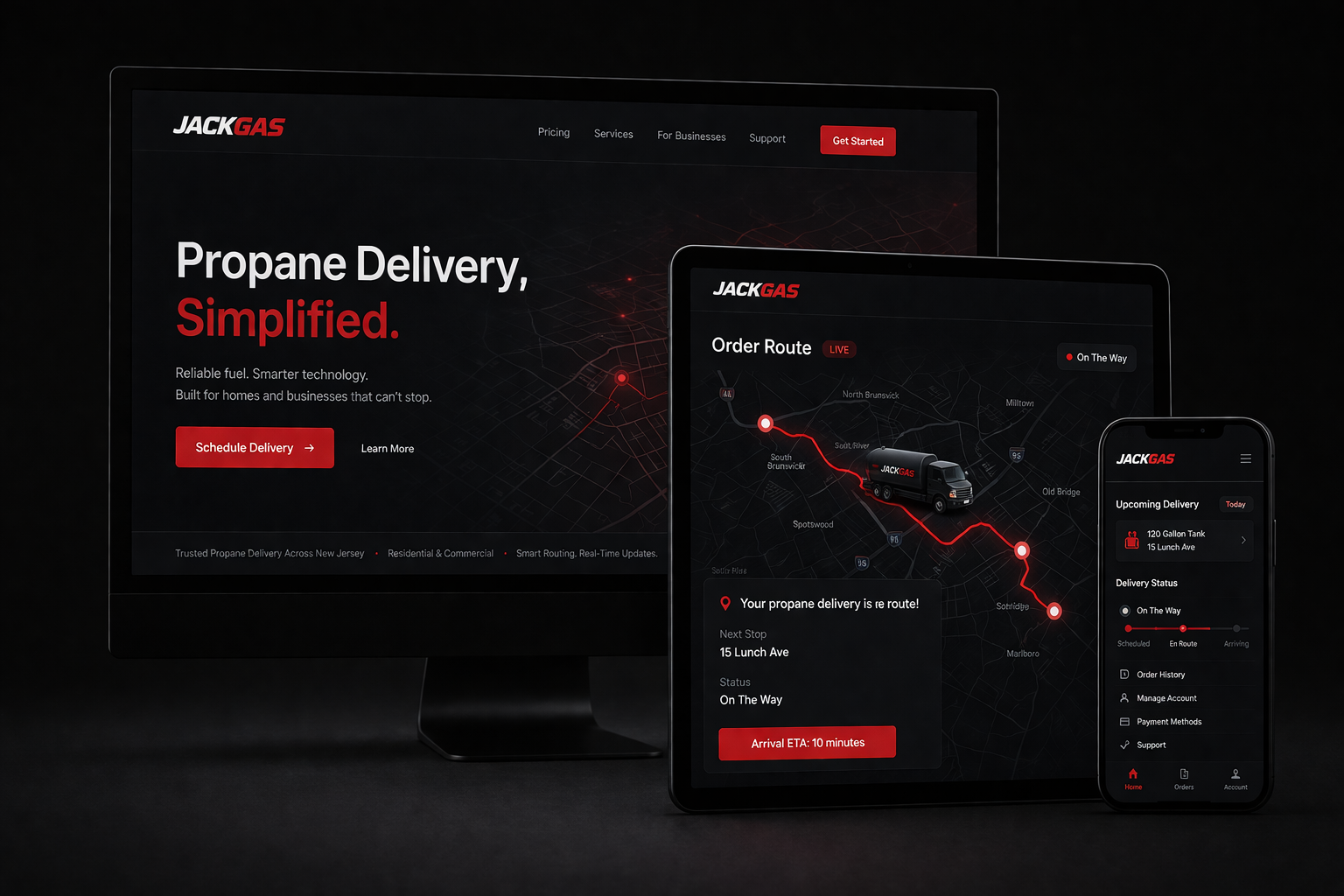 JackGas — fuel delivery brand and digital experience